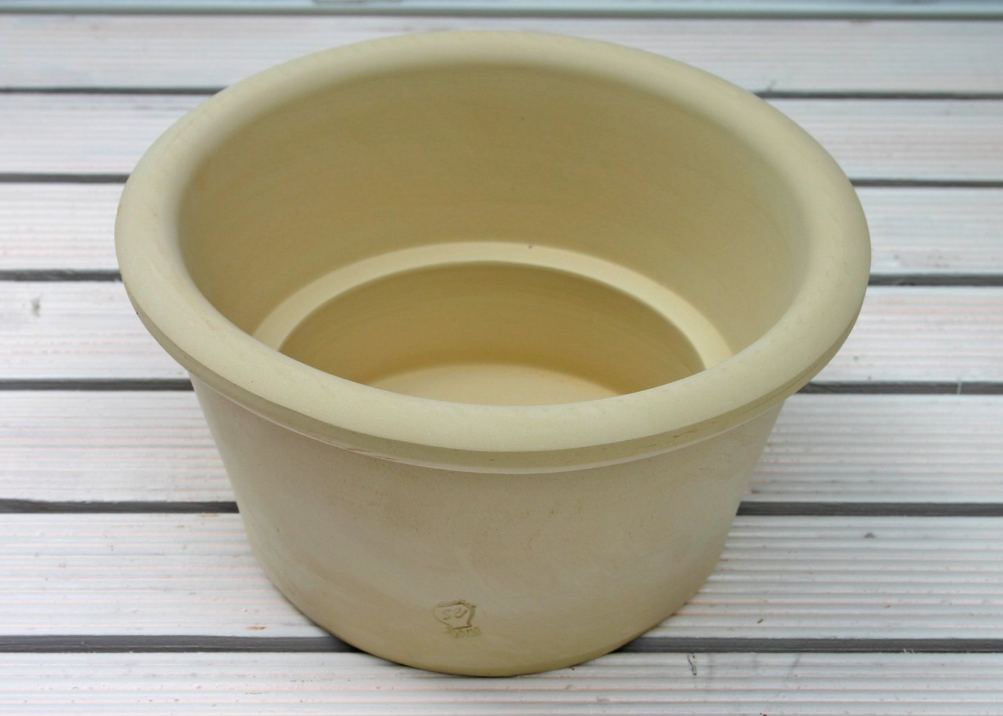 Amazon | スペイン鉢 カリーナ (30cm) 白い植木鉢 大型 テラコッタ